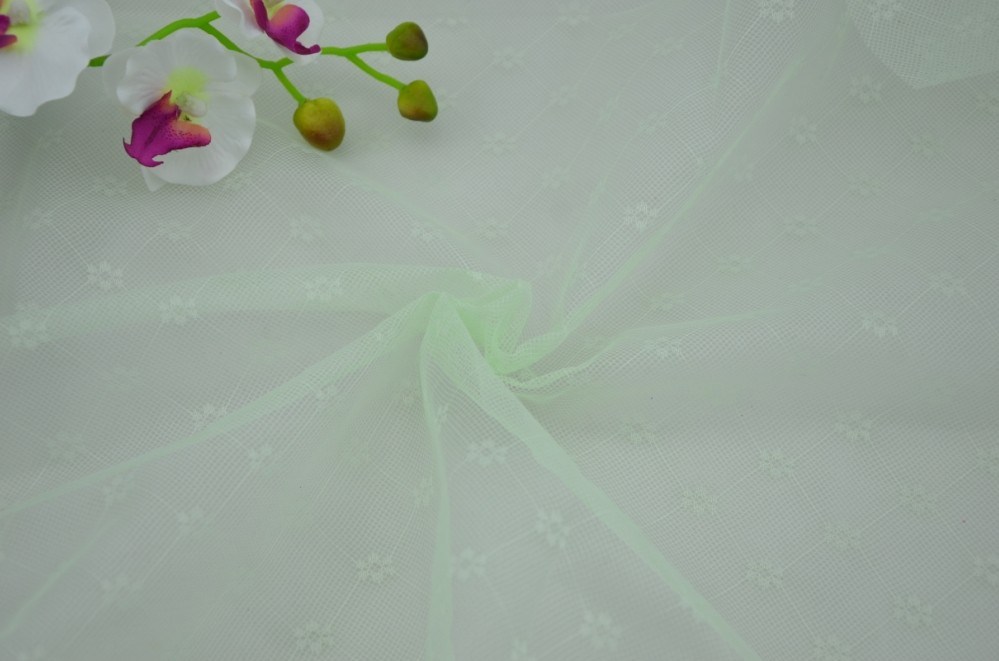 100% Polyester Diamond Jacquard Mosquito Mesh Fabric