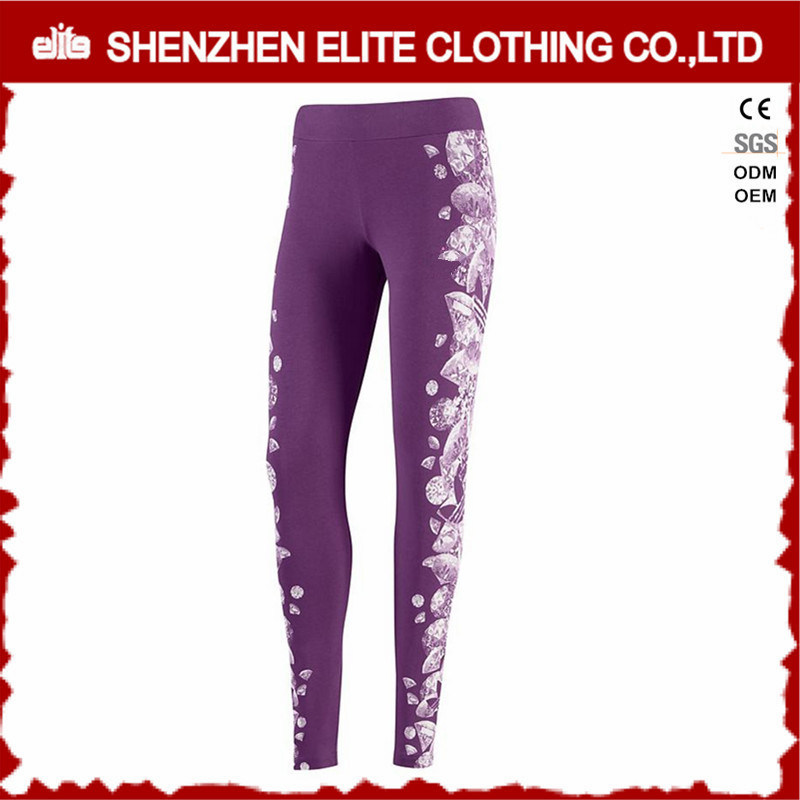Top Quality Flower Print Leggings Yoga Pants for Womens (ELTFLI-12)