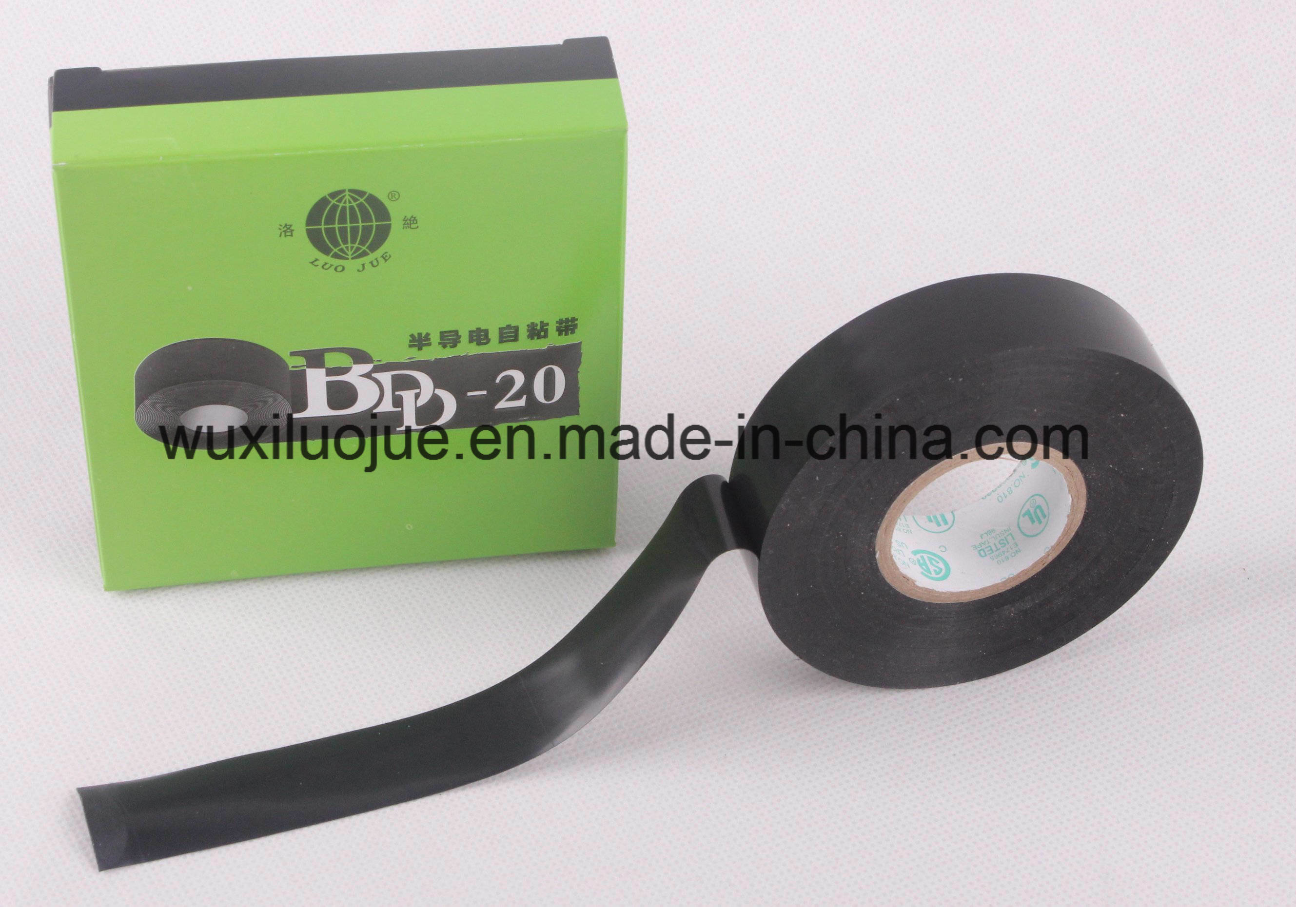 BDD-20 Self-Adhesive Semi-Conductive Shield Tape with Max. 6~10 Kv/mm Disruptive Voltage