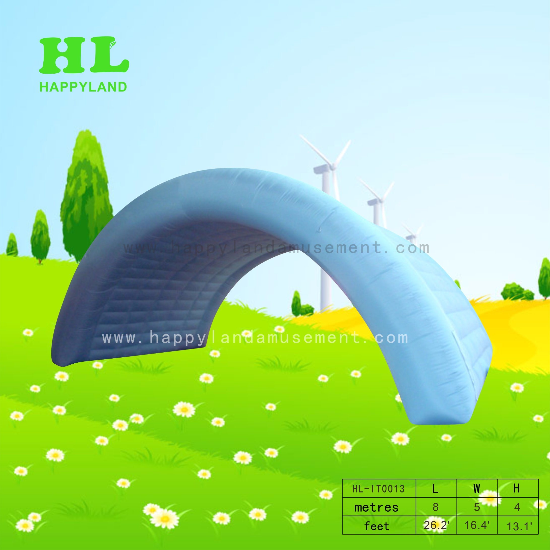 Inflatable Arch Bridge Shape Tent for Outdoor Camping
