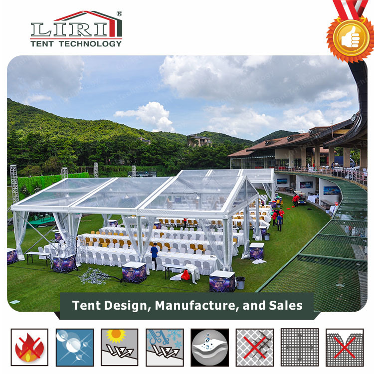 Outdoor Extendable Transparent PVC Marquee Party Tents for 2000 Guests