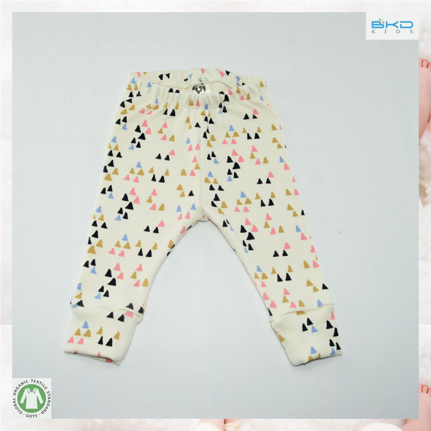 Beige Baby Garment Soft Organic Baby Legging
