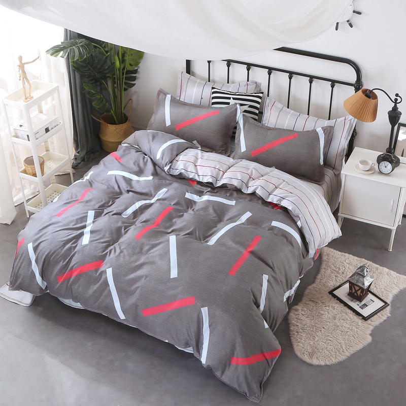 2018 New Design Disperse Printing 1500 Duvet Cover Bedsheet Bedding Set