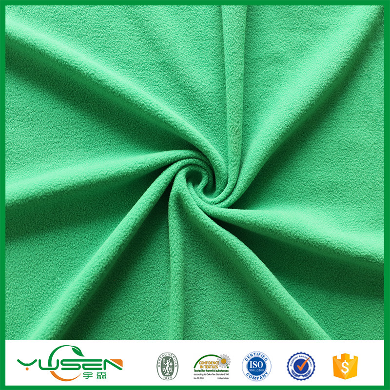 Zhejiang Textile Manufacturer Garment Use Knit FDY Polar Fleece Fabric