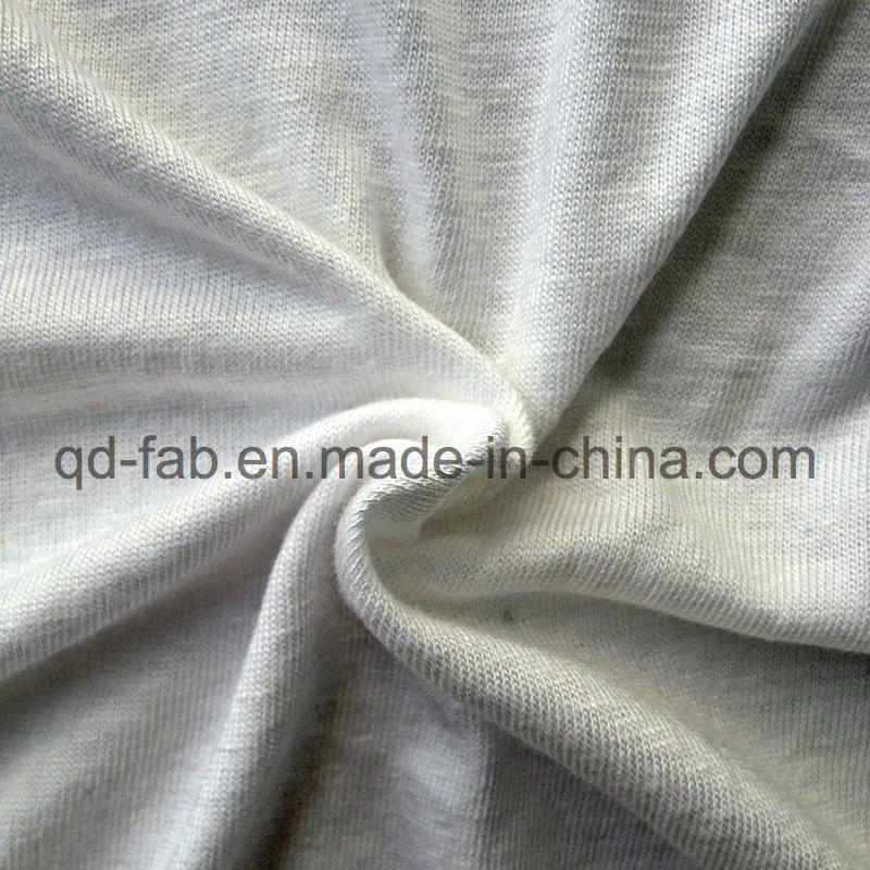 Linen Rayon T-Shirt Knitting Jersey (QF13-0280)