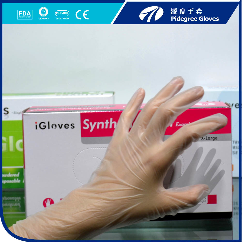 Made in China Competitive Price Powder Disposable Examination Vinyl Gloves