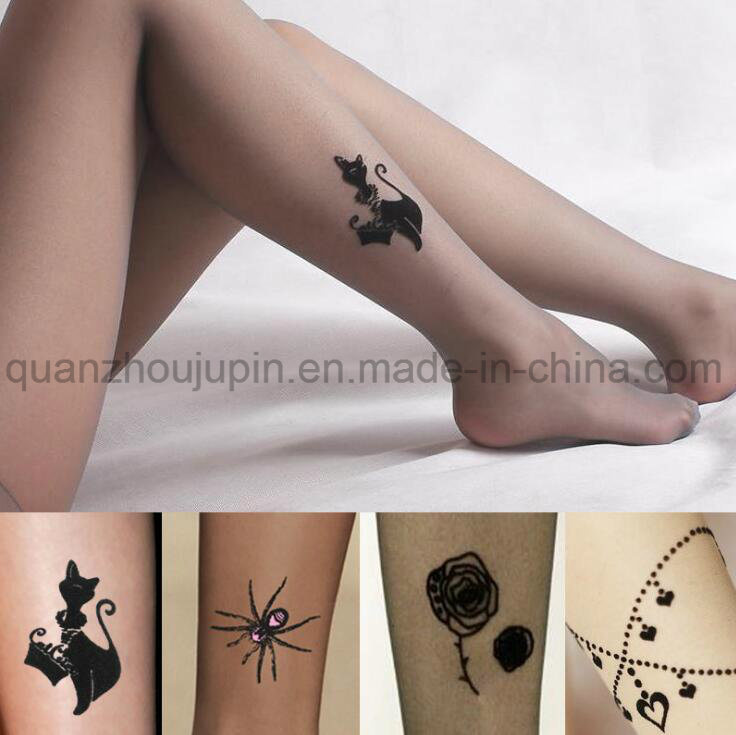 Custom Hot Sale Tattoo Nylon Socks Hose Stocking