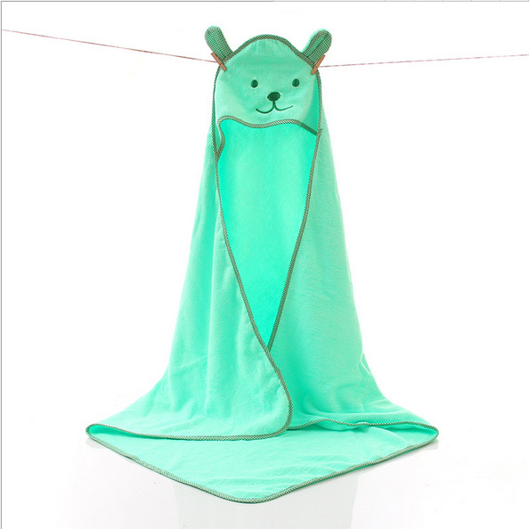 High Quality 100%Cotton Hooded Baby Bath Wrap