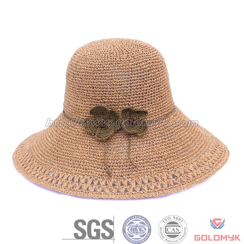 Paper Material Woman Summer Hat