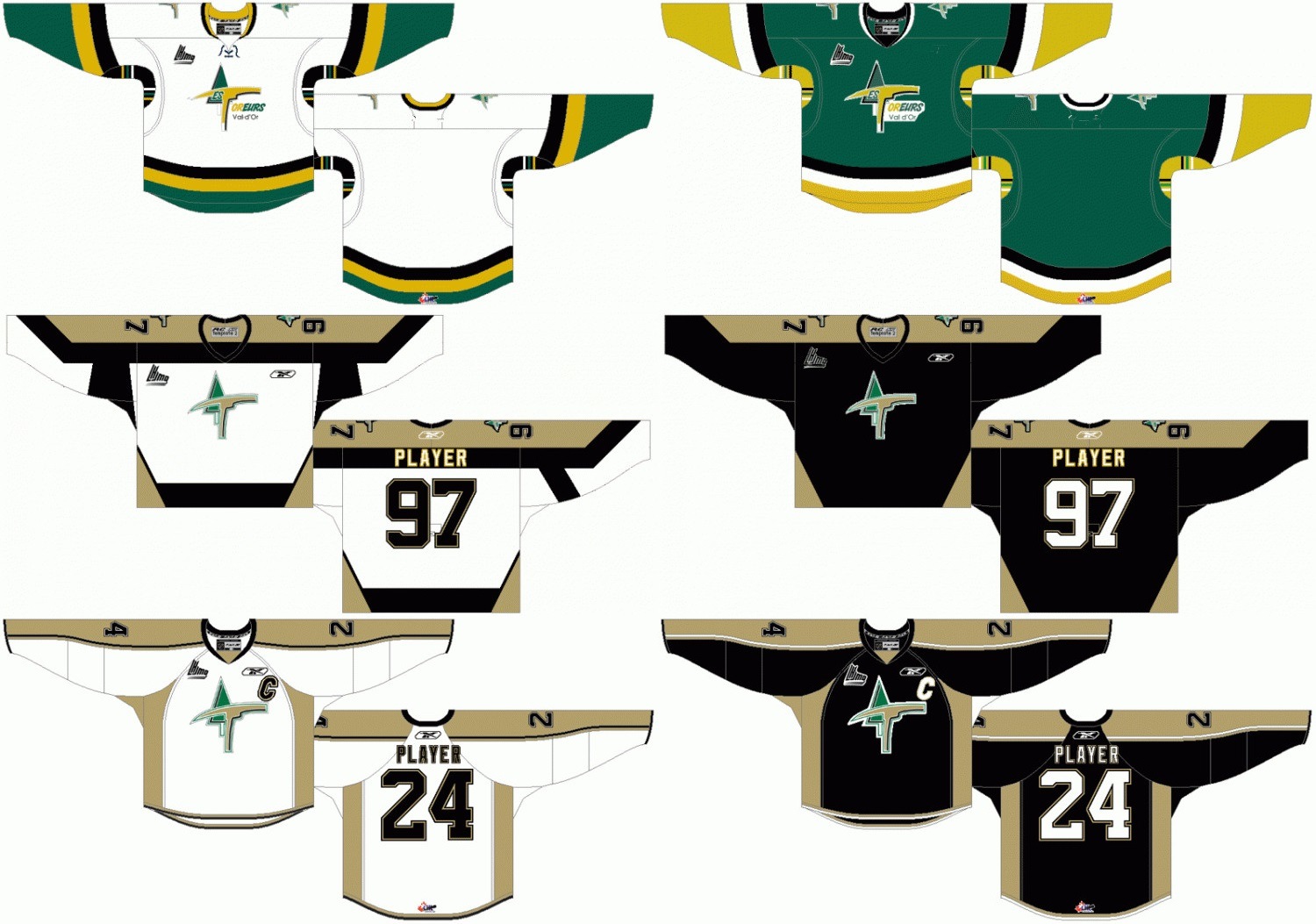 Quebec Major Jr Hockey League VAL-D'or Foreurs Customized Hockey Jersey