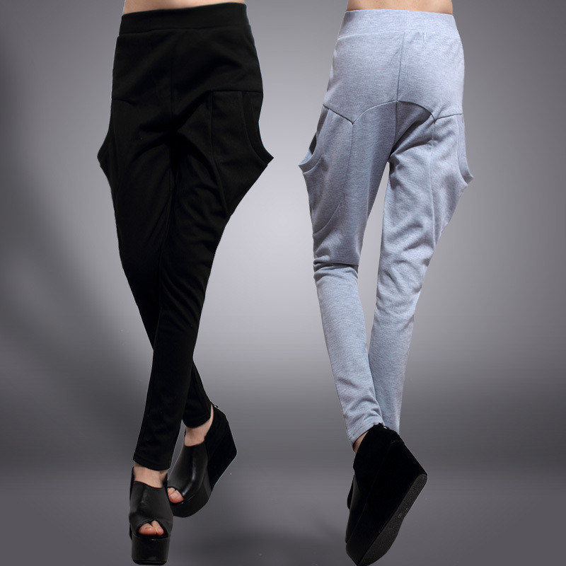Ladies Fashion Cotton Knitted Leisure Trousers