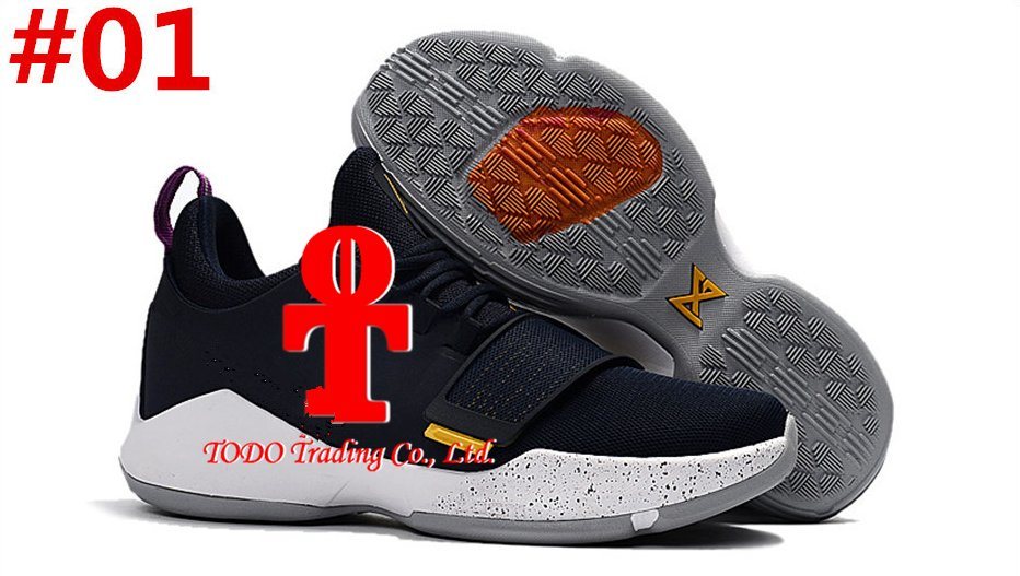 Top Quality Paul George Pg1 I Men's Basketball Shoes 2017 New Pg 1 Ivory Zoom Low Cut Ferocity Shining Trainer Sneaker