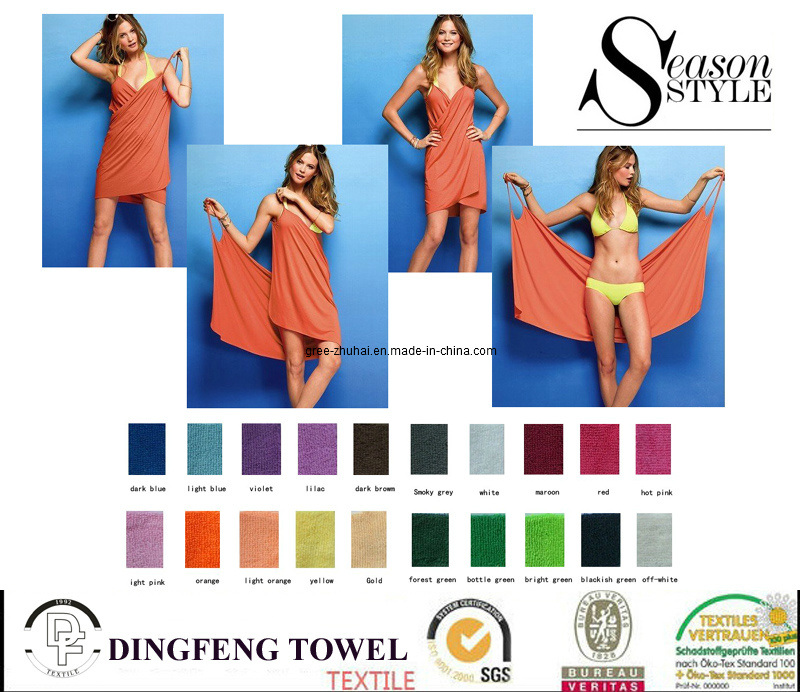 Fashion Microfiber Magic Design Beach Towel Wrap Dress