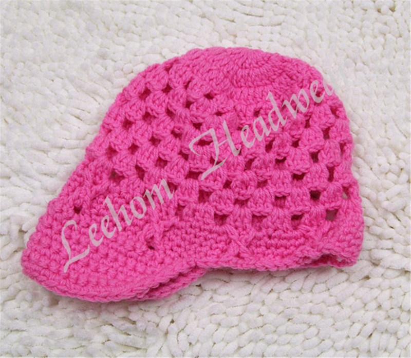 (LKN14015) Winter Crochet Beanie Hat for Girl