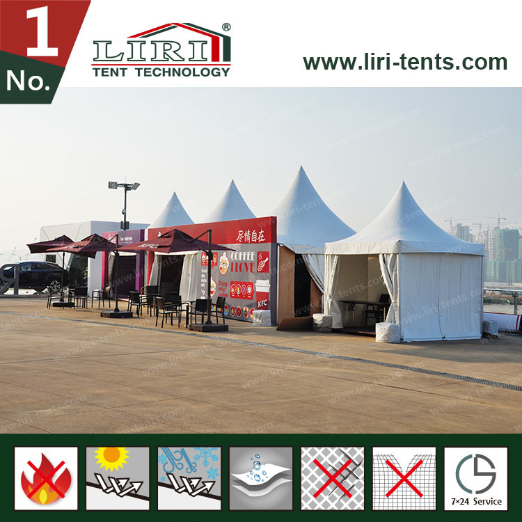Portable Tent Pagoda Design High Peak Tent for Sports Event