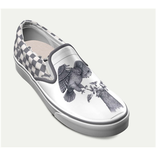 Dropshipping Factory Sublimation Print Slip on Canvas Sneaker Custom Shoes