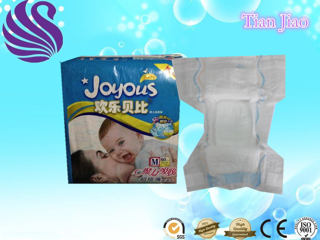 Printing PE Tape PE Film Cheap Factory Price Disposable Baby Diaper in Hot Sell