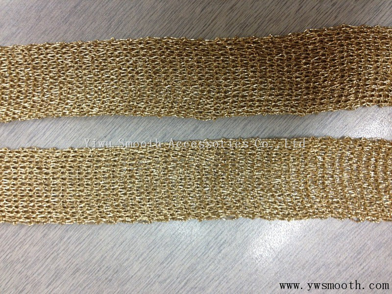 Wholesale Fashion Chain Lace Golden and Silver Trimming Garment Accessories