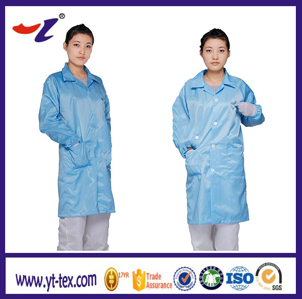 Different Colors ESD Clothes for Cleanroom/ ESD Cleaning Cloth