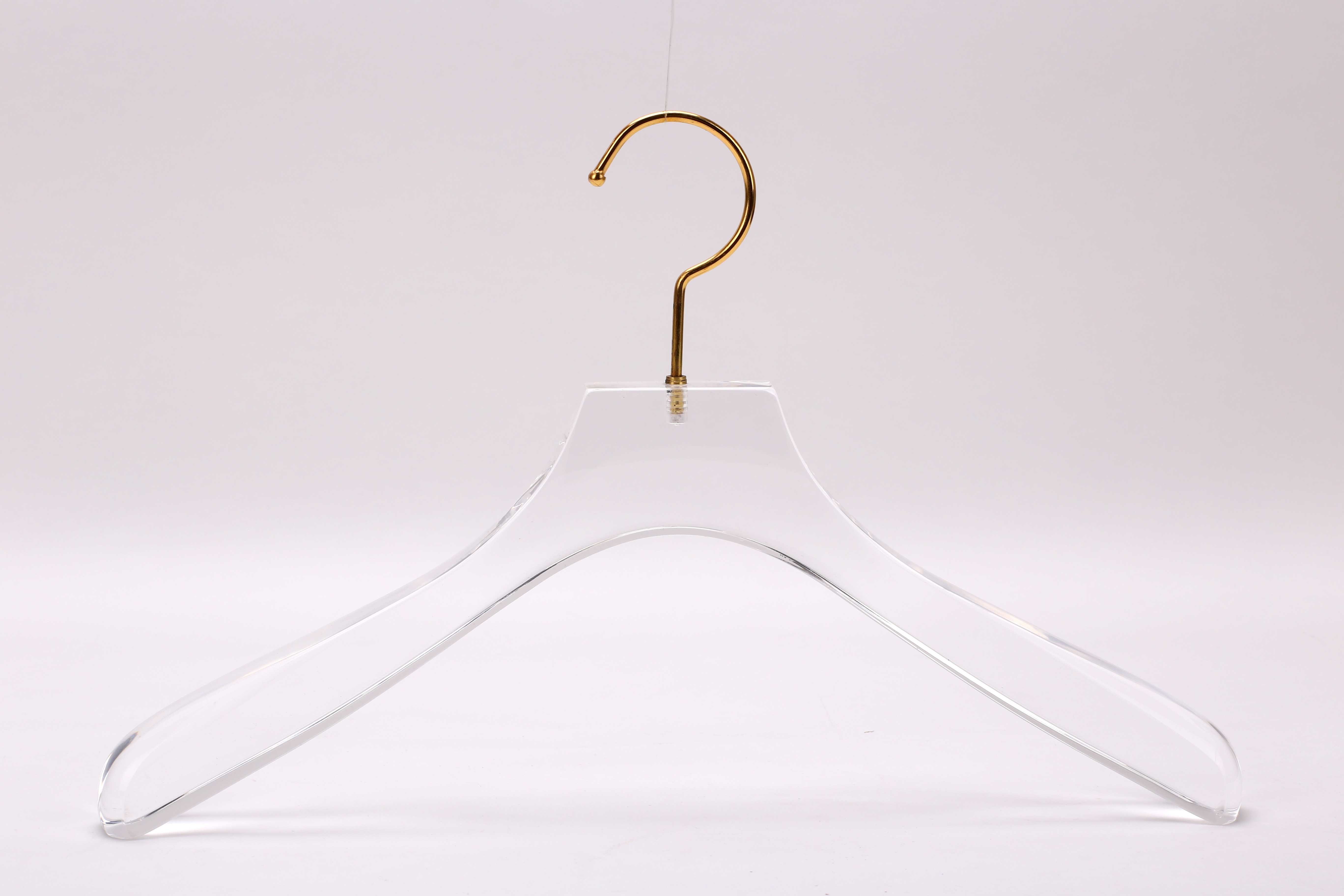 Deluxe Acrylic Coat Hanger for Boutiques and Garment Brands