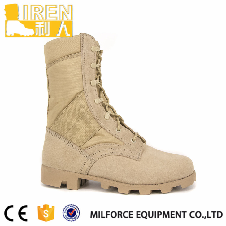 Quick Wear Waterproof Fabric Desert Army Military Boots