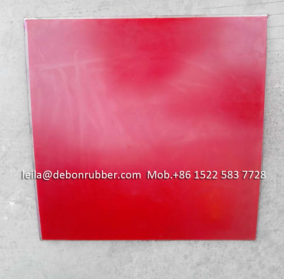 Urethane Wear Panel with Steel Plate