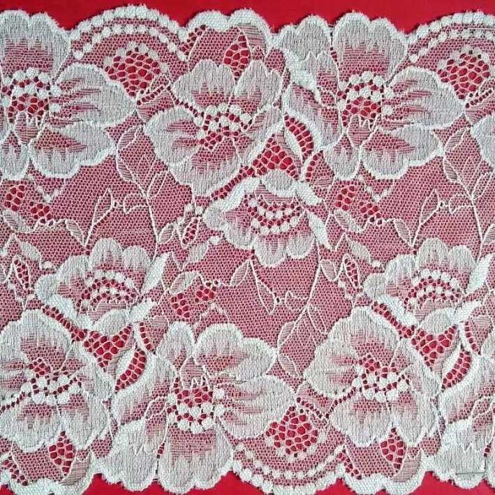 Warp Knitting Lace Fabric Fancy Lace