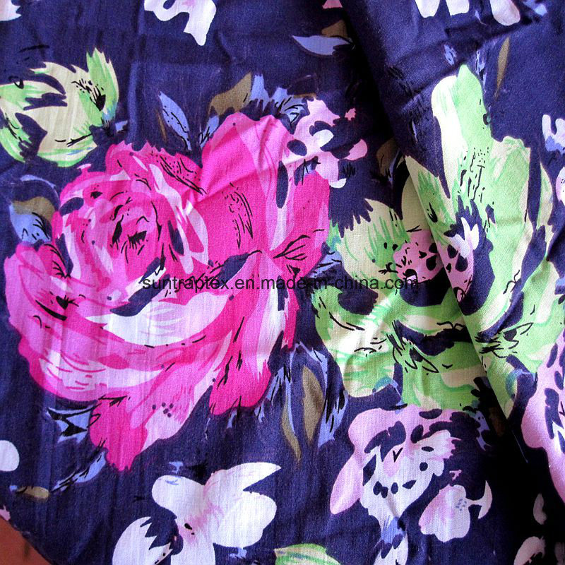 High Quality Plain Viscose Fabric with Fashion Digital Print for Women's Scarf