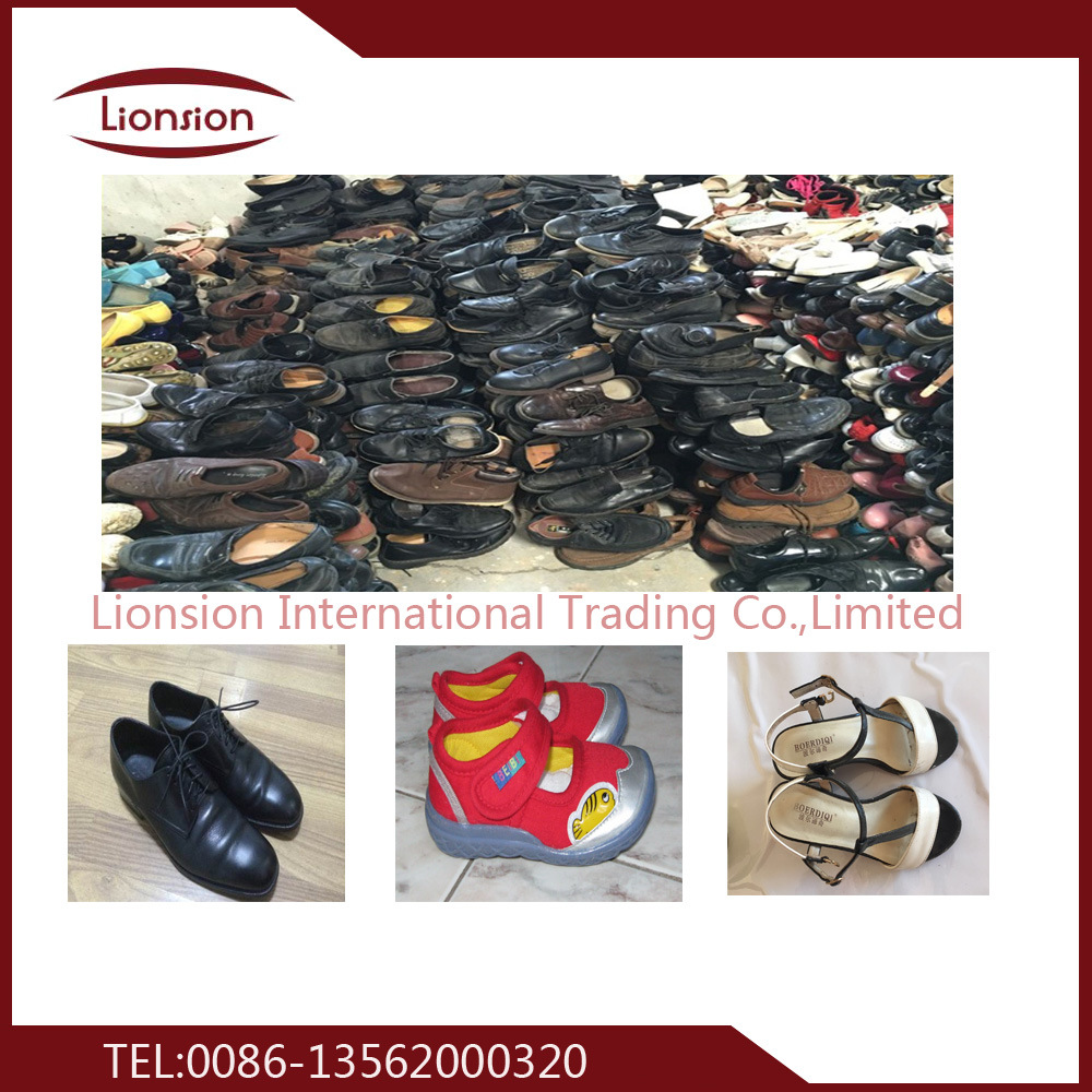 Men's Leather Shoes Used Shoes Exported to Africa