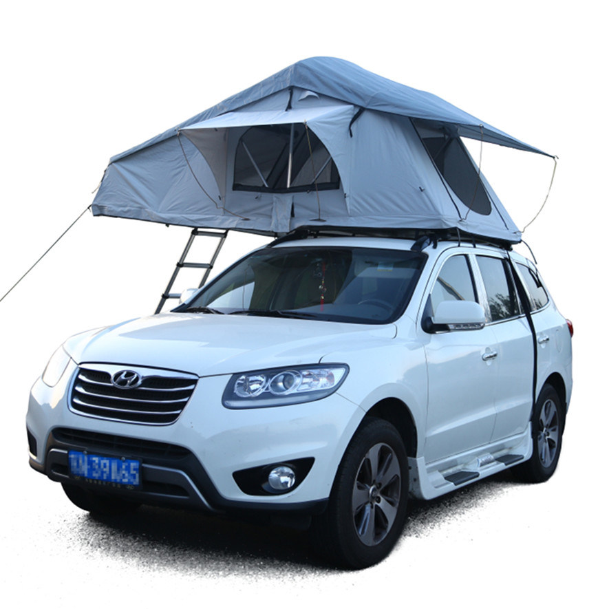 4X4 off-Road Soft Canvas Roof Top Tent for Camping Hiking