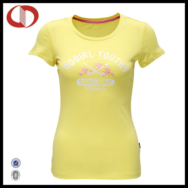 New Patterned Custom Design China T Shirts for Women