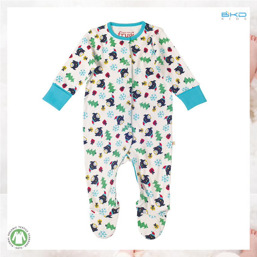Long Sleeve Baby Garmets Gots Certification Baby Pajamas