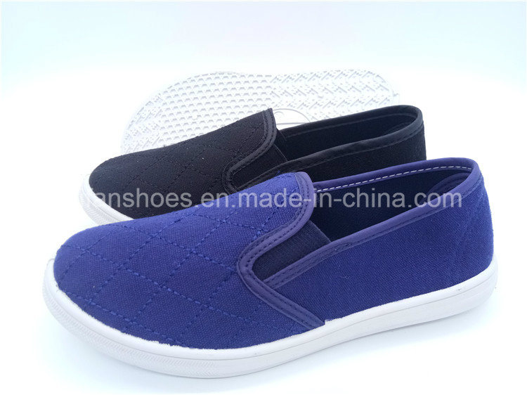 Kids Slip-on Canvas Shoes Casual Shoes Injection Footwear (ZL1017-3)