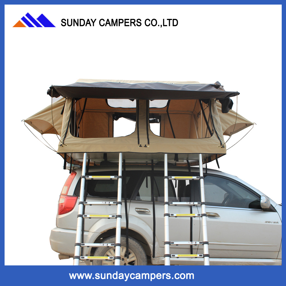 Easy up Camping Family Canvas Roof Top Tent for Sale