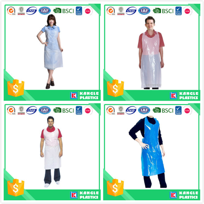 Kitchen Plastic Aprons for Adults