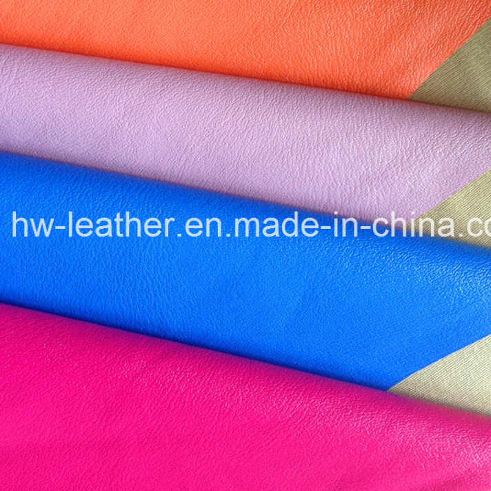 Soft Fashion PU Leather for Garment Hw-140925