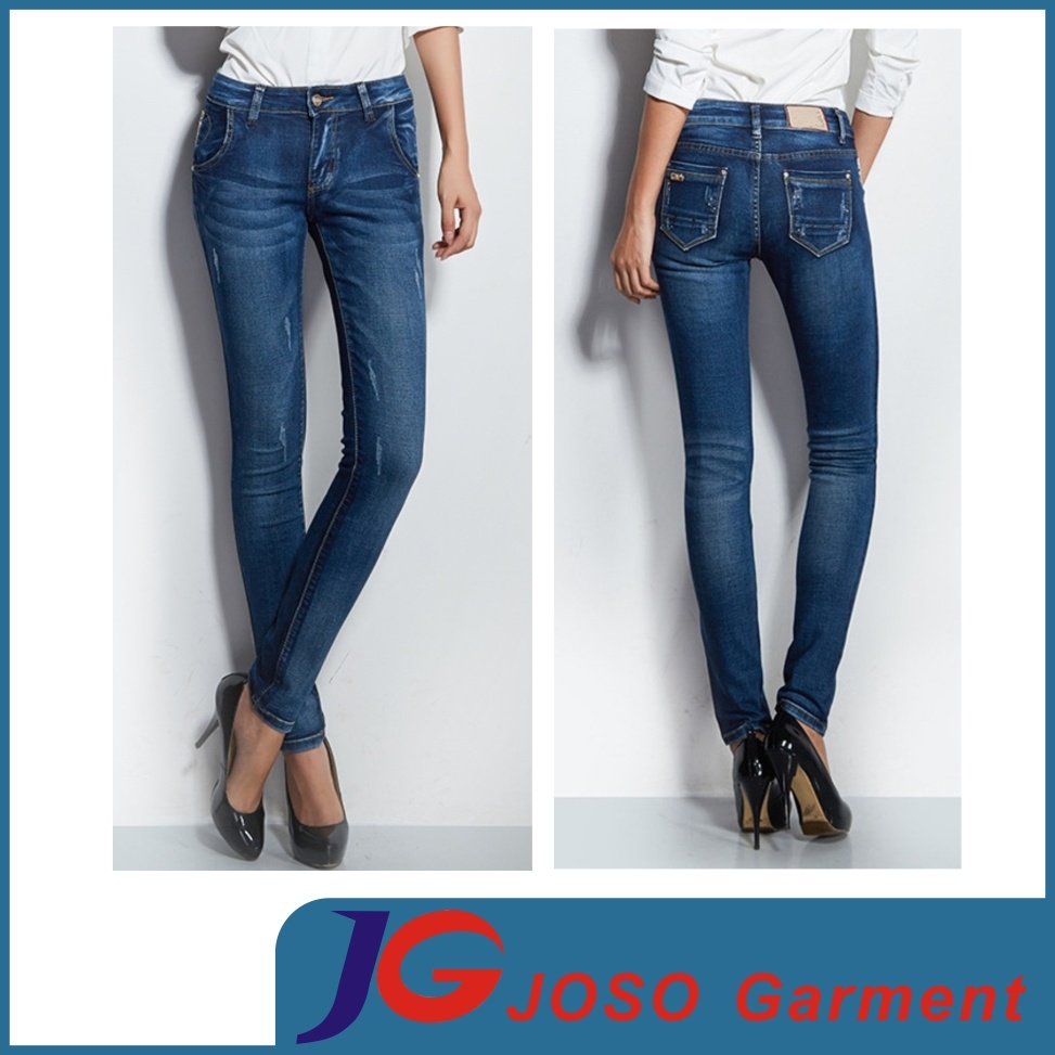 Women's Midrise Skinny Flatters and Flaunts Jean (JC1263)