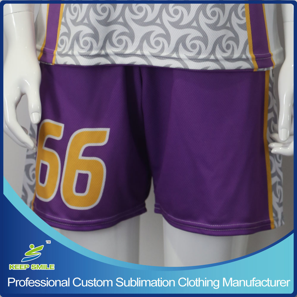 Customized Sublimation Ladies Lacrosse Team Short for Sports