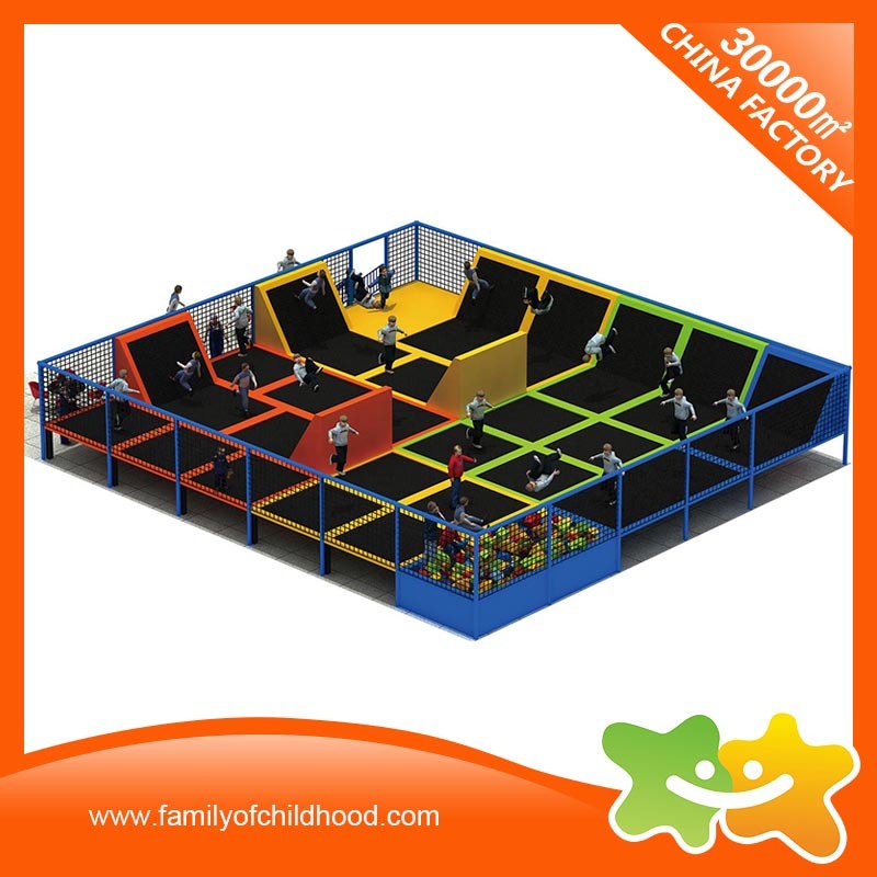 Children Trampoline Park Kids Indoor Playground Trampoline with Safety Net