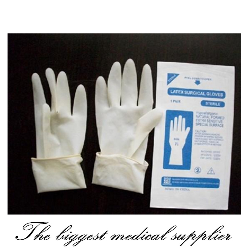 Disposable Sterile Powdered Latex Surgical Gloves