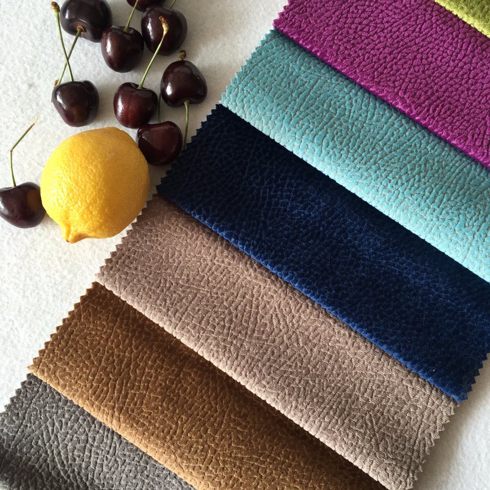 Zero Azo Dye Upholstery Velvet Fabric Sofa Set Fabrics