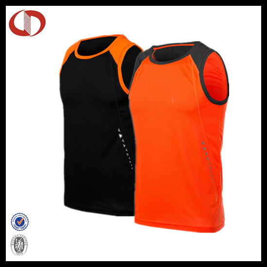 Quick Drying Reflective Print Sport Running Vest