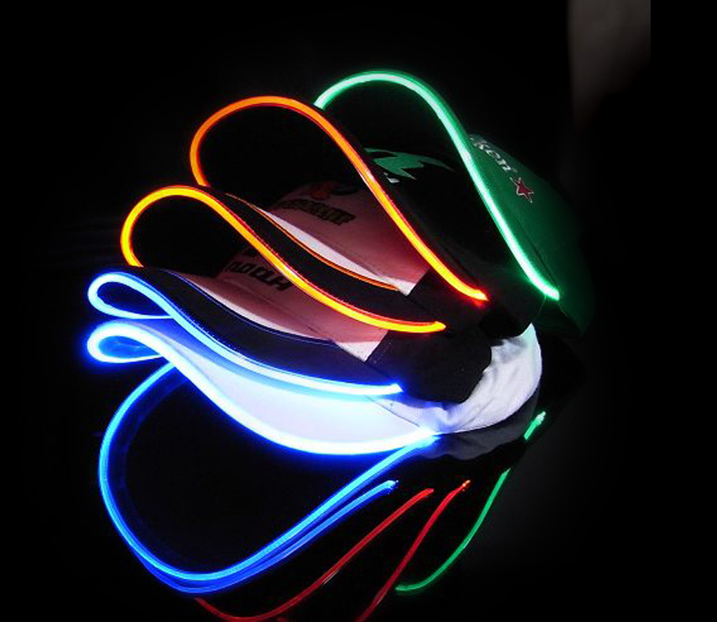 Promotion Gift LED Flashing Sport Hat Glow in The Dark Cap