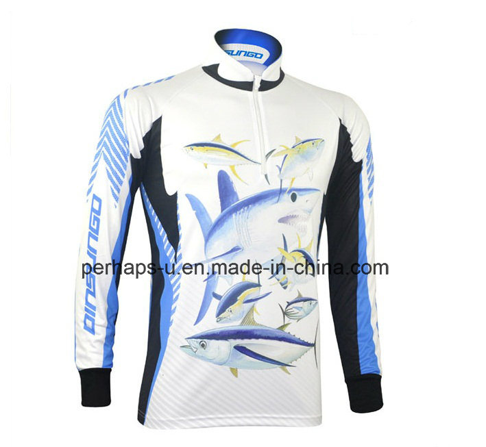 Quick-Drying Long Sleeve Fishing Jersey with Sublimation Printing