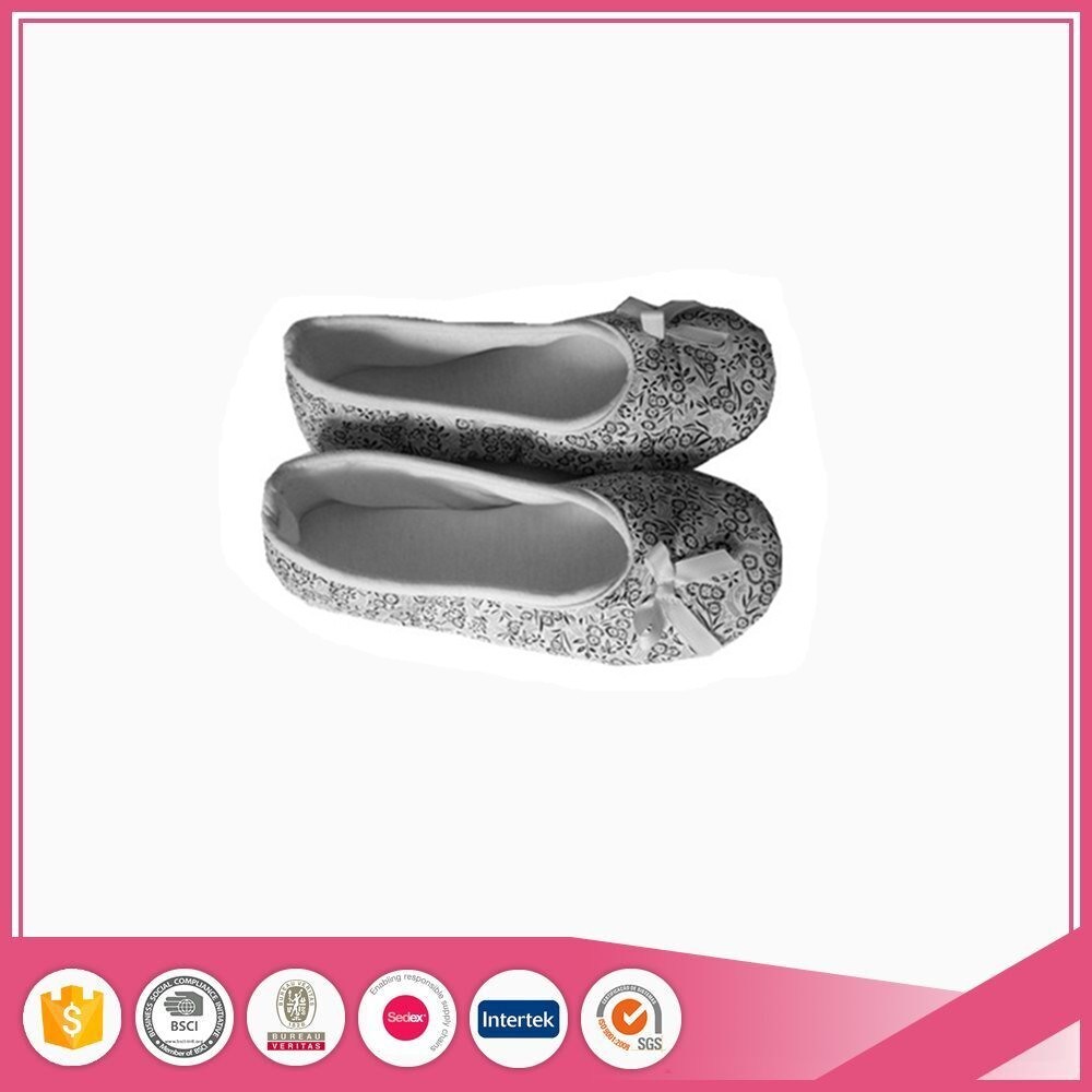 Ballet Shoes Indoor Slipper with Textile Sole
