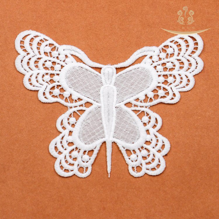 L60004 Butterfly Shape Lace Patch Lace Trim Garment Accessory