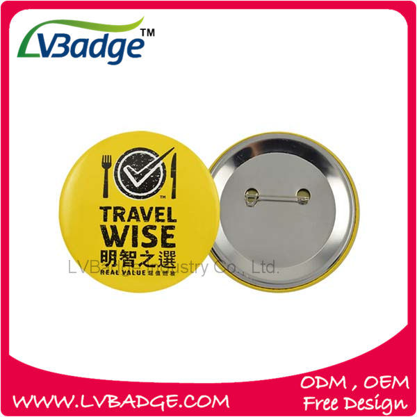 Custom Cheap Metal Tin Badge Pin Button