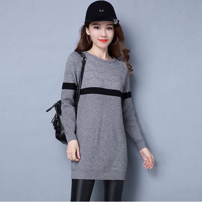 Stripe Patterned Cashmere Sweater for Women