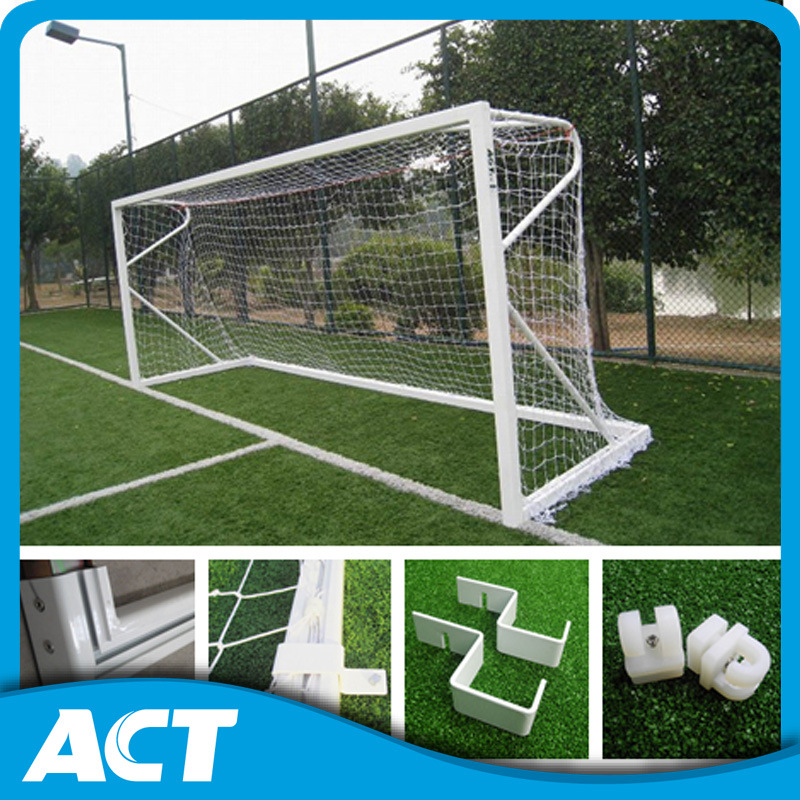 Freestanding 80X80mm Aluminum Profile Football Goal Gate / Goal Post for Sale