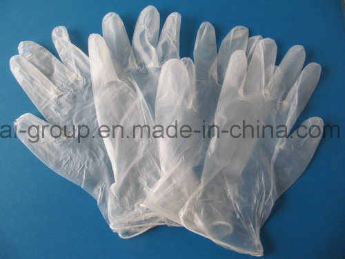 Disposable Clear Powder Free Vinyl Gloves for Medical Use